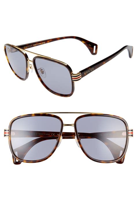 gucci aviator men's sunglasses|gucci havana sunglasses men's.